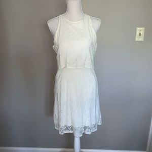 White lace dress